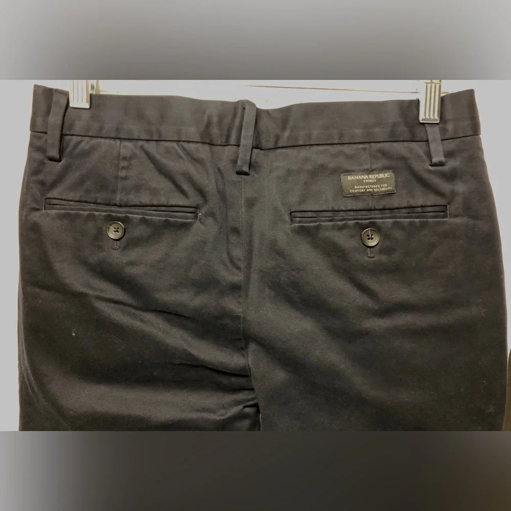 🪽Banana Republic Navy Fulton skinny fit preppy pants